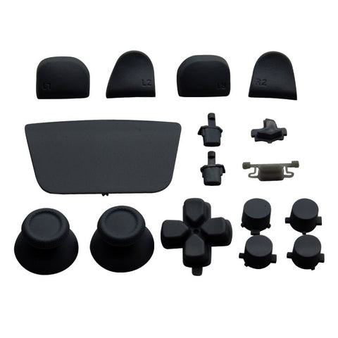 Full Button Set For Sony PS5 Controllers - Black | ZedLabz - 1