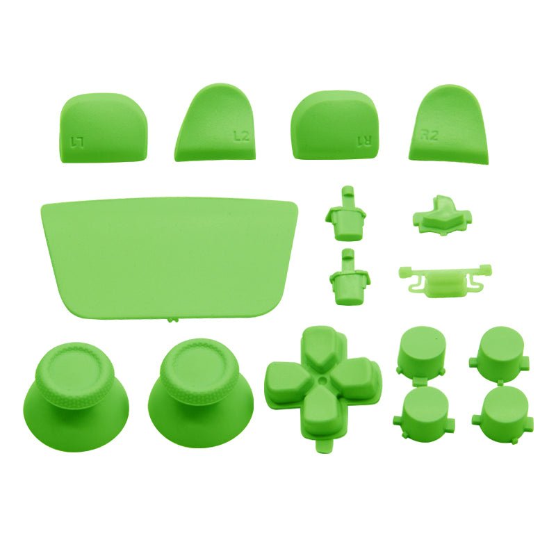 Full Button Set For Sony PS5 Controllers - Green | ZedLabz - 1