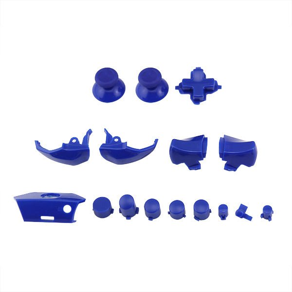 Full button set for Xbox One 1537 model controllers replacement - Blue | ZedLabz - 1