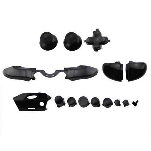 Full Button Set For Xbox One 1697 & One E 1698 Controllers - Black | ZedLabz - 1