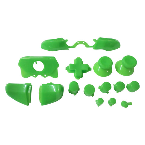 Full Button Set For Xbox One 1697 & One E 1698 Controllers - Green | ZedLabz - 1