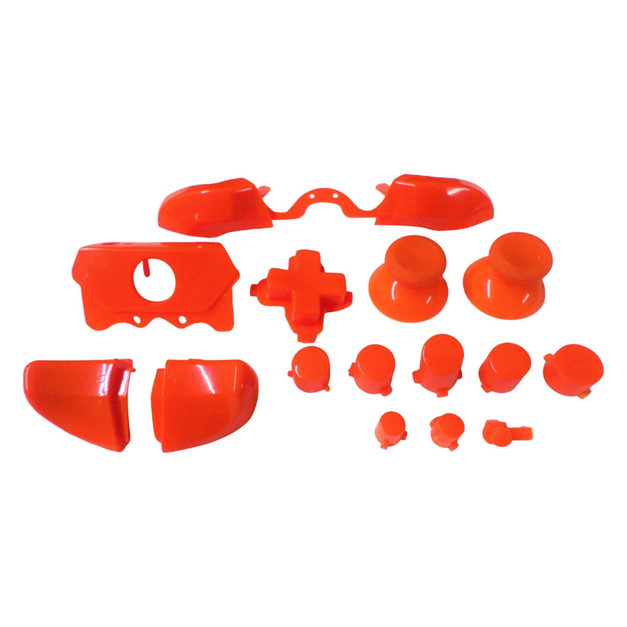 Full Button Set For Xbox One 1697 & One E 1698 Controllers - Orange | ZedLabz - 1