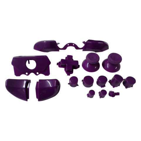 Full Button Set For Xbox One 1697 & One E 1698 Controllers - Purple | ZedLabz - 1