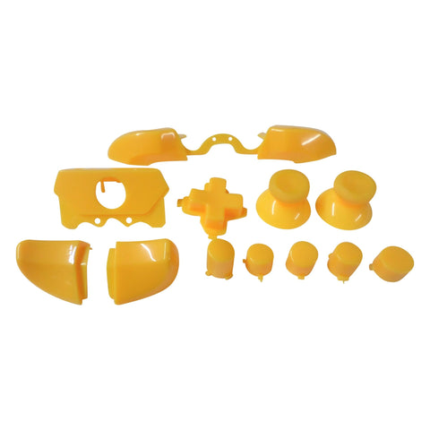 Full Button Set For Xbox One 1697 & One E 1698 Controllers - Yellow | ZedLabz - 1