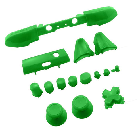 Full Button Set For Xbox One Slim 1708 Controllers - Green | ZedLabz - 1