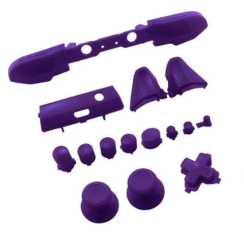 Full Button Set For Xbox One Slim 1708 Controllers - Purple | ZedLabz - 1