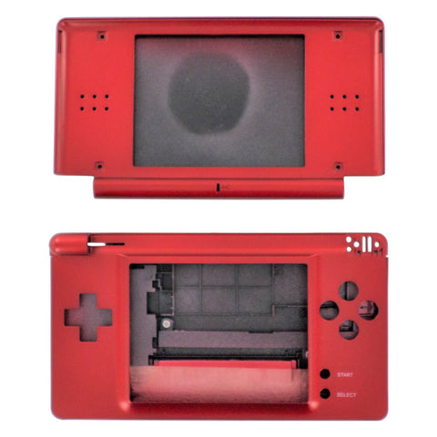 Full housing shell for Nintendo DS Lite console complete casing repair kit replacement - Metallic Red | ZedLabz - 2