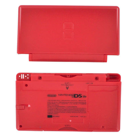 Full housing shell for Nintendo DS Lite console complete casing repair kit replacement - Red | ZedLabz - 1