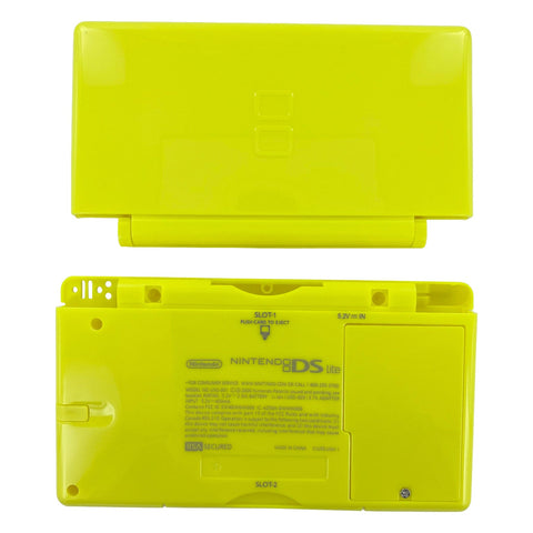 Full housing shell for Nintendo DS Lite console complete casing repair kit replacement - Yellow | ZedLabz - 2