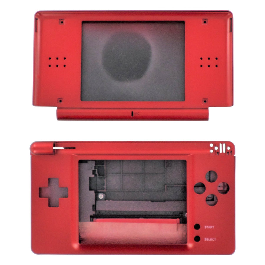 Full housing shell for Nintendo DSi console complete repair kit replacement - Metallic red | ZedLabz - 1