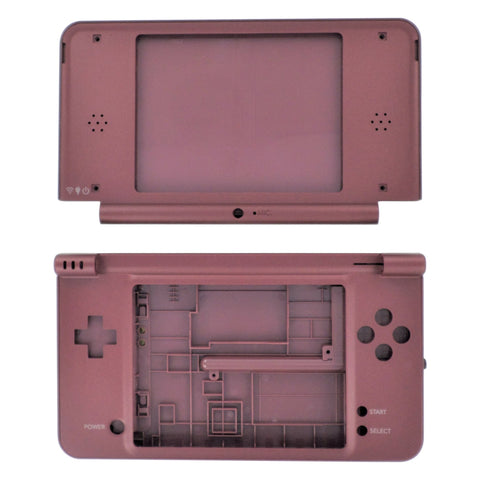 Full housing shell for Nintendo DSi XL console complete casing repair kit replacement - red wine | ZedLabz - 2