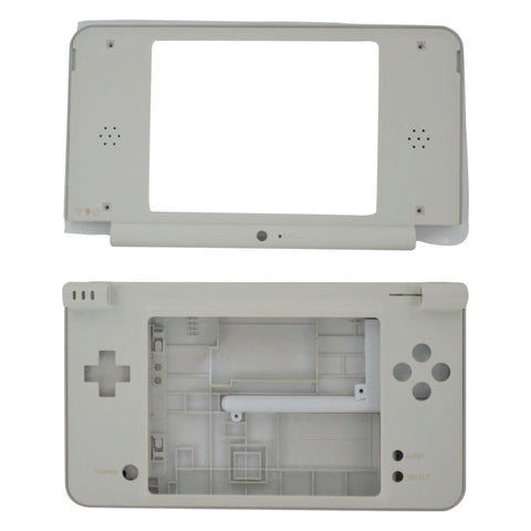 Full housing shell for Nintendo DSi XL console complete casing repair kit replacement - White/Grey | ZedLabz - 2