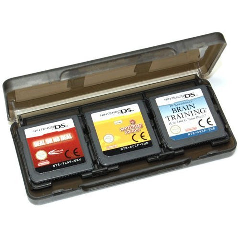 Game case for 3DS 2DS DS Lite DSi XL Nintendo card cartridge storage 6 in 1 - Black | ZedLabz - 1