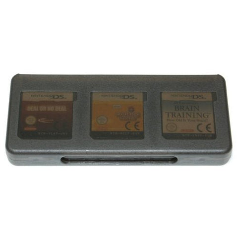 Game case for 3DS 2DS DS Lite DSi XL Nintendo card cartridge storage 6 in 1 - Black | ZedLabz - 2