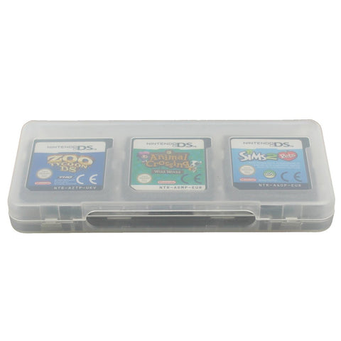 Game case for 3DS 2DS DS Lite DSi XL Nintendo card cartridge storage 6 in 1 - White | ZedLabz - 2