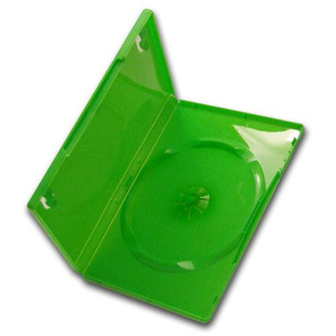 Game case for Microsoft Xbox Original (Old Xbox) retail cartridge storage compatible replacement - 2 pack Green | ZedLabz - 2