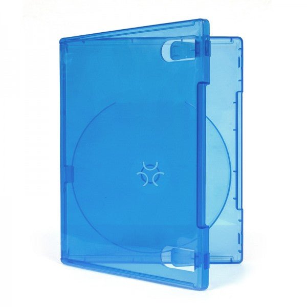 Game case for PS4 Sony cartridge retail compatible - 10 Pack Clear Blue | ZedLabz - 1