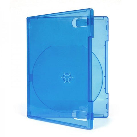 Game case for PS4 Sony cartridge retail compatible - 10 Pack Clear Blue | ZedLabz - 1