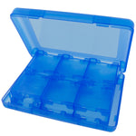 Game case holder for Nintendo 3DS, 2DS & DS game cartridges box travel 24 in 1 storage - Blue | ZedLabz - 4