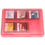 Game case holder for Nintendo 3DS, 2DS & DS game cartridges box travel 24 in 1 storage - Pink | ZedLabz - 5