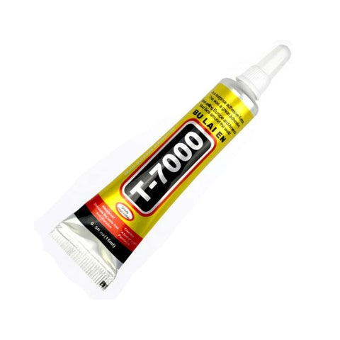 T-7000 glue multi purpose rubber like adhesive with needle tip - 15ML Black | Bulaien