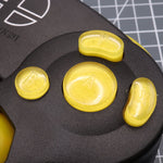 Hand cast custom resin buttons set for Nintendo GameCube - Lemon candy [NGC] | Lab Fifteen Co
