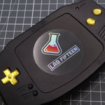 Hand cast custom resin buttons for Nintendo Game Boy Advance - Chrome Gold | Lab Fifteen Co - 7