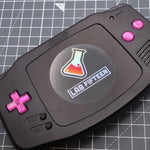 Hand cast custom resin buttons for Nintendo Game Boy Advance - Chrome pink | Lab Fifteen Co - 5