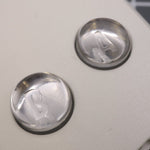 Hand cast custom resin buttons for Nintendo Game Boy Advance - Chrome Silver | Lab Fifteen Co - 2