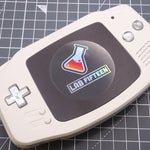 Hand cast custom resin buttons for Nintendo Game Boy Advance - Chrome Silver | Lab Fifteen Co - 5