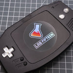 Hand cast custom resin buttons for Nintendo Game Boy Advance - Chrome Silver | Lab Fifteen Co - 6