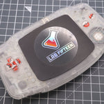 Hand cast custom resin buttons for Nintendo Game Boy Advance - Pokeball | Lab Fifteen Co - 2