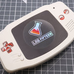 Hand cast custom resin buttons for Nintendo Game Boy Advance - Pokeball | Lab Fifteen Co - 3