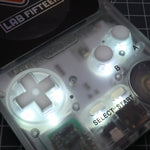 Hand cast custom resin buttons for Nintendo Game Boy Pocket MGB - 001 - Pudding caps white [GBP] | Lab Fifteen Co - 3