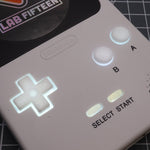 Hand cast custom resin buttons for Nintendo Game Boy Pocket MGB - 001 - Pudding caps white [GBP] | Lab Fifteen Co - 4