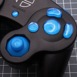 Hand cast custom resin buttons set for Nintendo GameCube - Blueberry candy [NGC] | Lab Fifteen Co - 3