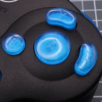 Hand cast custom resin buttons set for Nintendo GameCube - Blueberry candy [NGC] | Lab Fifteen Co - 5