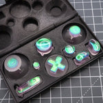 Hand cast custom resin buttons set for Nintendo GameCube - Cool opal [NGC] | Lab Fifteen Co - 7