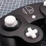 Hand cast custom resin buttons set for Nintendo GameCube - Glow in the aqua GITD [NGC] | Lab Fifteen Co - 6