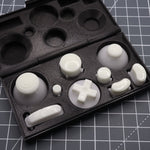 Hand cast custom resin buttons set for Nintendo GameCube - Glow in the dark green [NGC] | Lab Fifteen Co - 8