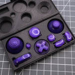 Hand cast custom resin buttons set for Nintendo GameCube - Grape candy [NGC] | Lab Fifteen Co - 9