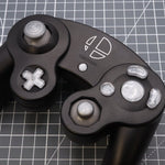 Hand cast custom resin buttons set for Nintendo GameCube - Metallic Silver [NGC] | Lab Fifteen Co - 4