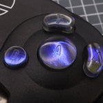 Hand cast custom resin buttons set for Nintendo GameCube - Midnight opal [NGC] | Lab Fifteen Co - 4