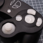 Hand cast custom resin buttons set for Nintendo GameCube - Pearl white [NGC] | Lab Fifteen Co - 3