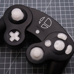 Hand cast custom resin buttons set for Nintendo GameCube - Pearl white [NGC] | Lab Fifteen Co - 4