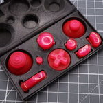 Hand cast custom resin buttons set for Nintendo GameCube - Raspberry candy [NGC] | Lab Fifteen Co - 9