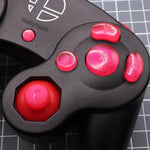 Hand cast custom resin buttons set for Nintendo GameCube - Raspberry candy [NGC] | Lab Fifteen Co - 4