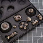 Hand cast custom resin buttons set for Nintendo GameCube - Skulls [NGC] | Lab Fifteen Co - 8