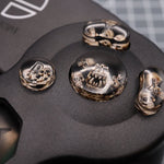 Hand cast custom resin buttons set for Nintendo GameCube - Skulls [NGC] | Lab Fifteen Co - 4