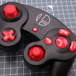 Hand cast custom resin buttons set for Nintendo GameCube - Strawberry candy [NGC] | Lab Fifteen Co - 3